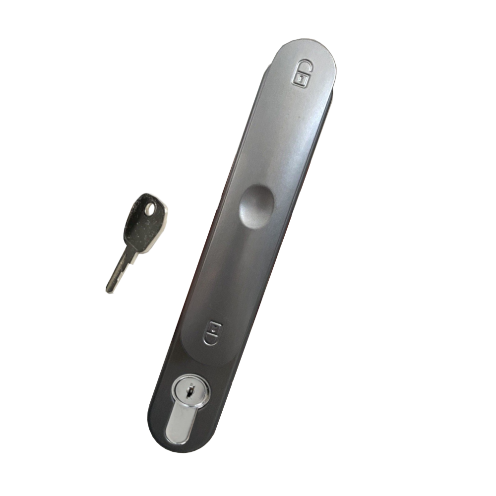 ALUK Pop Out Bi-Fold Handle Locking - Silver