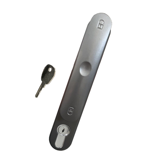 ALUK Pop Out Bi-Fold Handle Locking - Silver