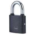 YALE Y111B Series Cast Iron Open Shackle Padlock Black - 38mm Y111B/38/121/1