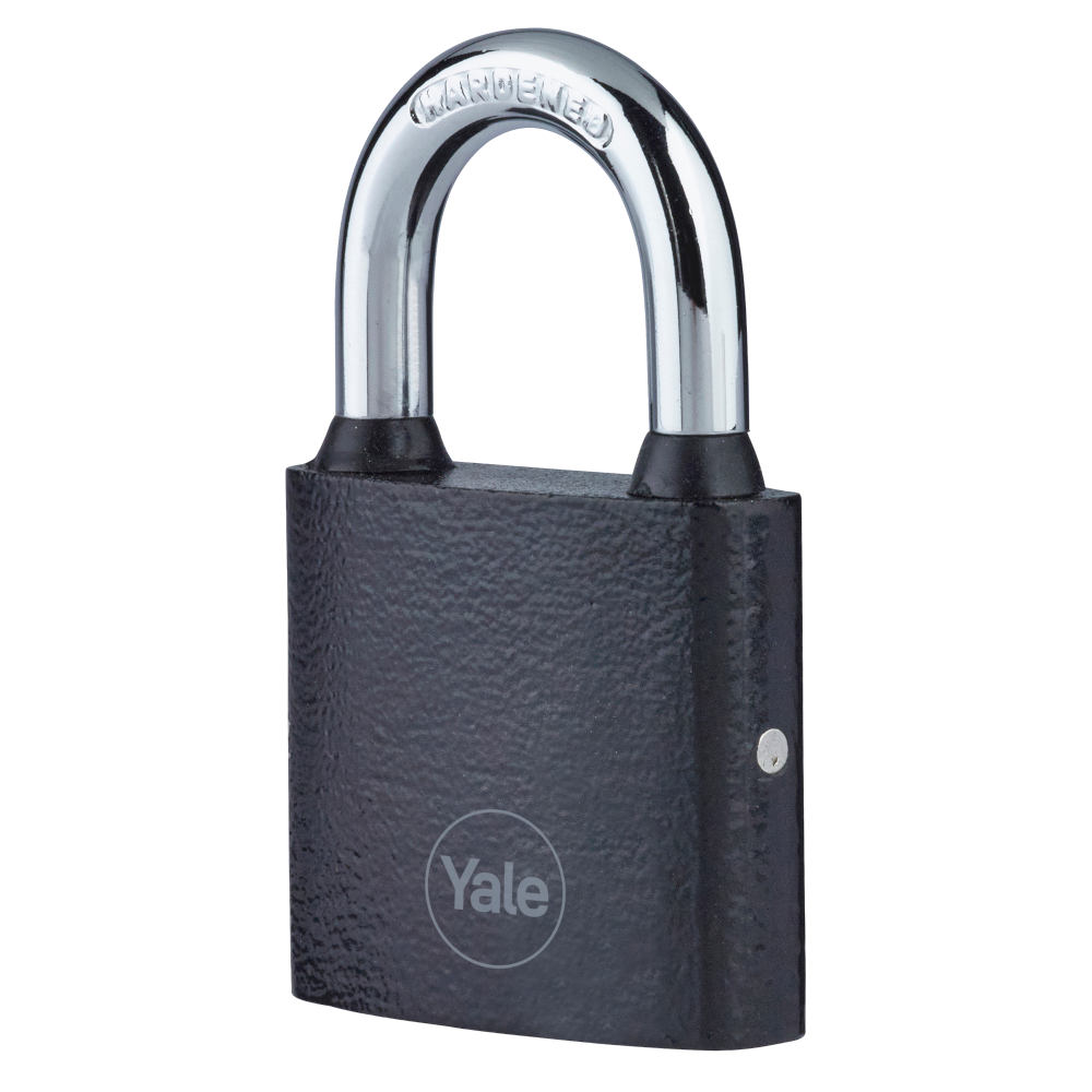 YALE Y111B Series Cast Iron Open Shackle Padlock Black - 38mm Y111B/38/121/1