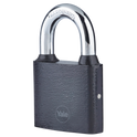 YALE Y111B Series Cast Iron Open Shackle Padlock Black - 50mm Y111B/50/125/1