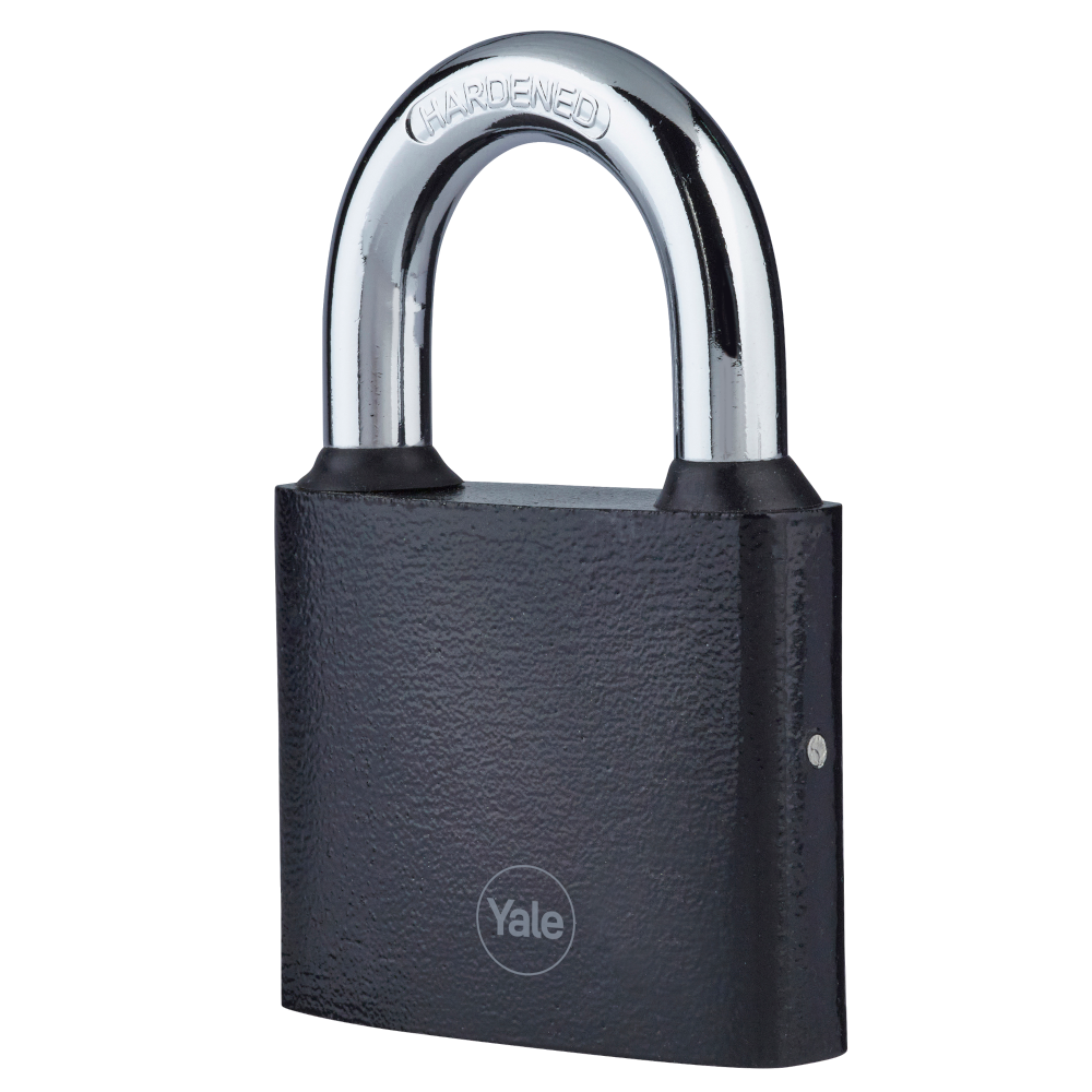 YALE Y111B Series Cast Iron Open Shackle Padlock Black - 60mm Y111B/60/132/1