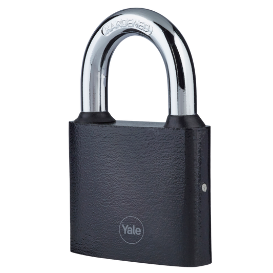 YALE Y111B Series Cast Iron Open Shackle Padlock Black - 60mm Y111B/60/132/1