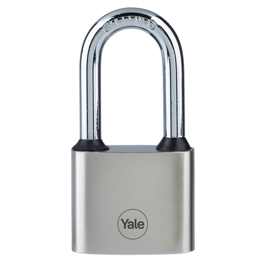 YALE Y112 Series Disc Tumbler Long Shackle Cast Iron Padlock - 40mm Body With 38mm Long Shackle