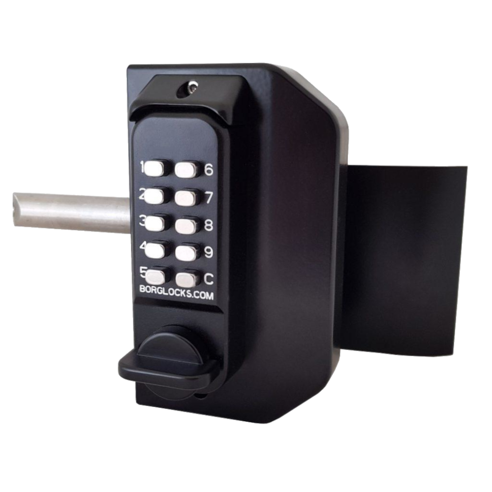 BORG LOCKS BL3080 MG Pro ECP Easicode Mini Gate Lock Knob Operated Keypad With Inside Handed Pad - RH Push