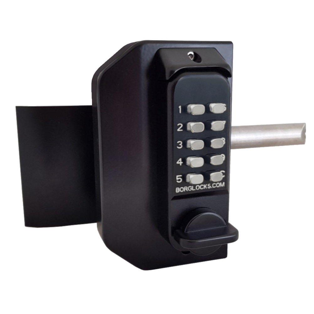 BORG LOCKS BL3080 MG Pro ECP Easicode Mini Gate Lock Knob Operated Keypad With Inside Handed Pad - LH Pull