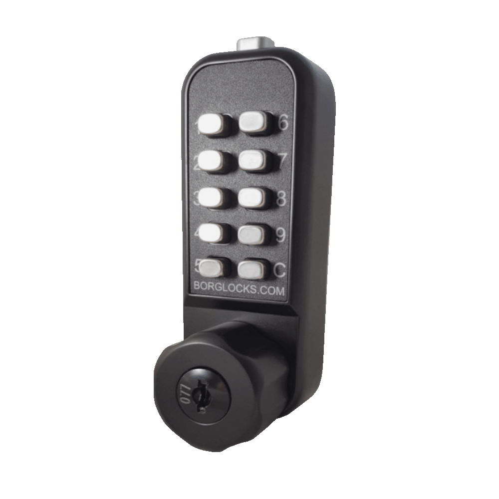 BORG LOCKS BL1706 Vertical Mini Cabinet Lock Easicode Pro c/w Cam And Key Override - BL1706 MG Pro