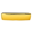 HOPPE Suited 310mm Letter Plate With Sprung Sleeve AR708A - Polished Brass 87143393