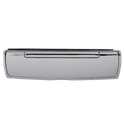 HOPPE Suited 310mm Letter Plate With Sprung Sleeve AR708A - Satin Chrome 50021989