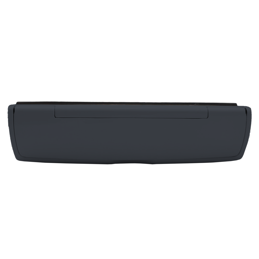 HOPPE Suited 310mm Letter Plate With Sprung Sleeve AR708A - Anthracite Grey 50013956