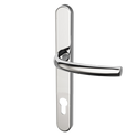 HOPPE Suited Lever/Lever Handle 240mm Backplate With 92mm Centres AR7550/3492 - Polished Chrome 50021382