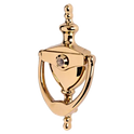 HOPPE Suited Traditional Knocker With 120 Degree Viewer AR727K - Polished Brass 87143449
