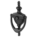 HOPPE Suited Traditional Knocker With 120 Degree Viewer AR727K - Black 87143442