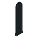 ROTO NT Pivot Rest Cover Type B - Black-Brown 230421