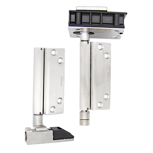 CENTOR Concealed Pivot Set To Suit E3 Bi-Fold System - Stainless Steel