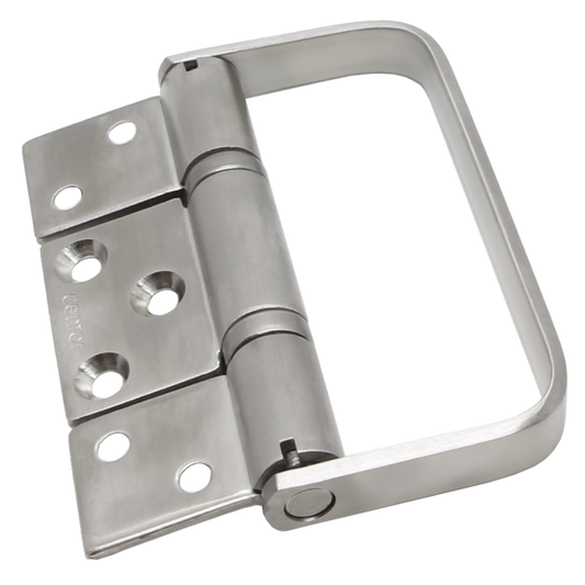 CENTOR Straight Single Hinge Outward Opening With Handle For E3 Bi-Fold System - Stainless Steel