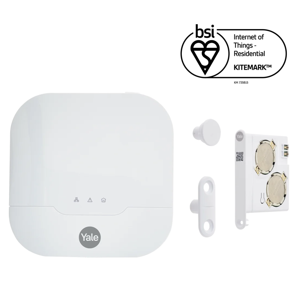 YALE SensCheck Door Sensor To Suit Yale Smart Doors - Kit With Sync Hub 1A-301