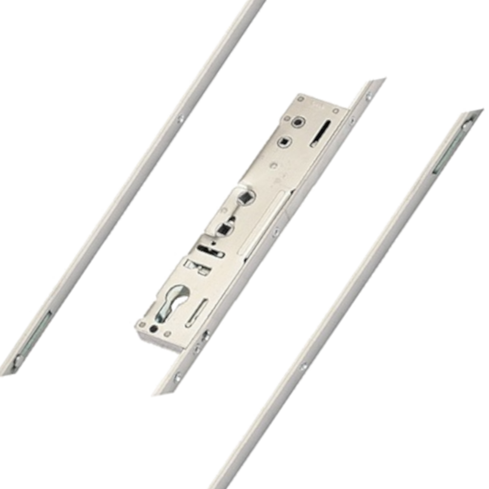LOCKMASTER Slave Multipoint Lock With 16mm Faceplate - Twin Spindle -  Unsprung