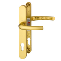 HOPPE Tokyo 92mm Lever/Lever Narrow Backplate Door Handle 1710RH/3633N/3623N - Gold
