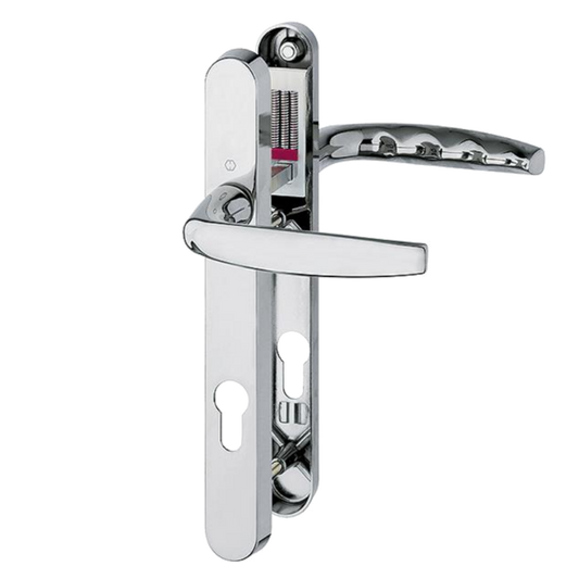HOPPE Atlanta 92mm Lever/Lever Narrow Backplate Door Handle M1530M/3829N - Polished Chrome