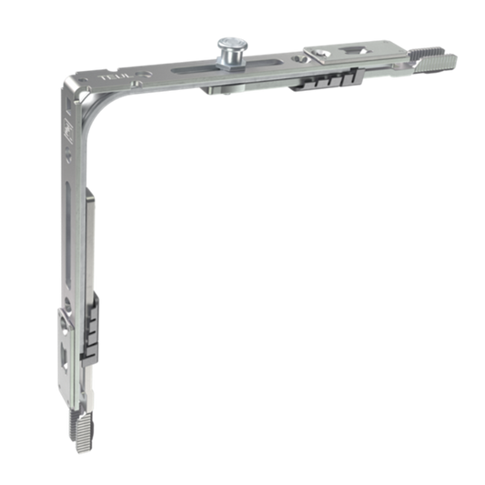 SIEGENIA Titan AF Top Corner Drive TEUL4010 - Silver (Galvanised)