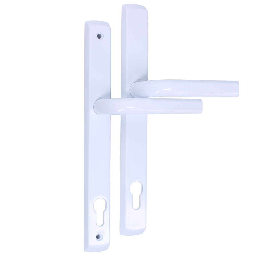 MILLENCO Lever/Lever Sprung Handle 117mm Centres - White