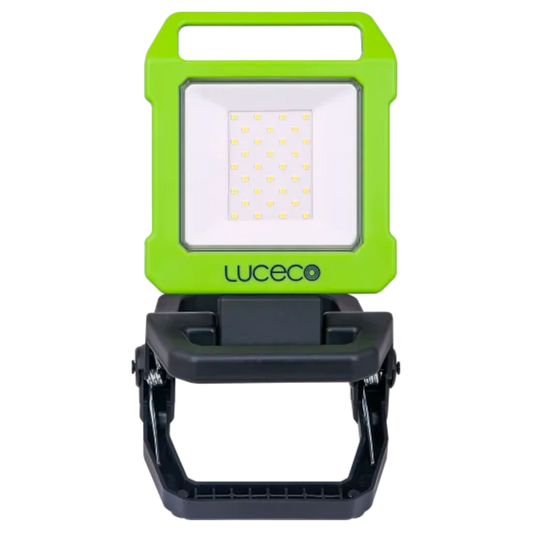 LUCECO Folding Clamp Work Light With Power Bank & USB Charging - 1000 Lumen