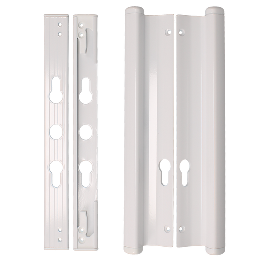CAL Universal Patio Repair Handle Set Euro/Euro With 7mm Levers - White