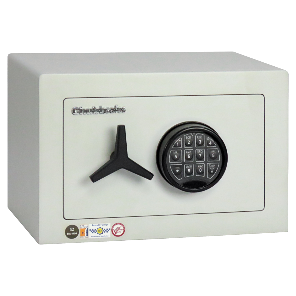 CHUBBSAFES Homevault S2 Burglary Resistant Safe 4,000 Rated - 15 EL S2- Electronic Lock (26Kg)