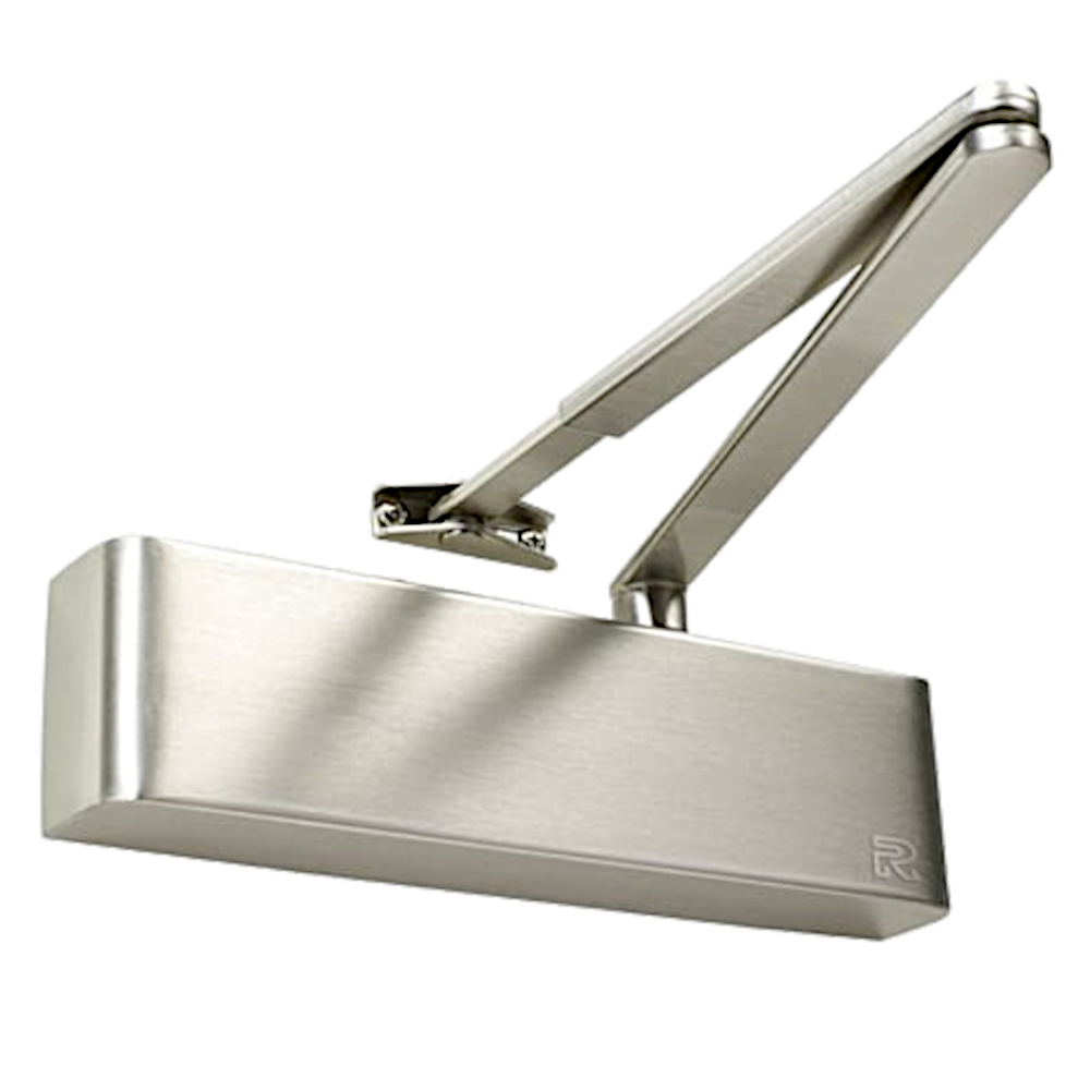 RUTLAND Fire Rated TS.9205 Door Closer Size EN 2-5 With Backcheck & Delayed Action - Satin Nickel