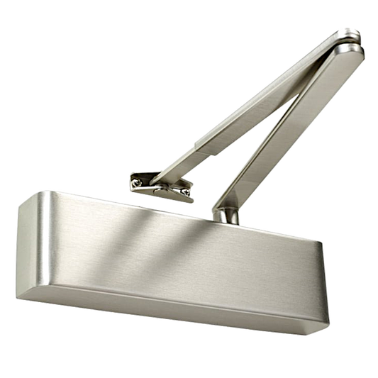RUTLAND Fire Rated TS.9205 Door Closer Size EN 2-5 With Backcheck & Delayed Action - Satin Stainless Steel