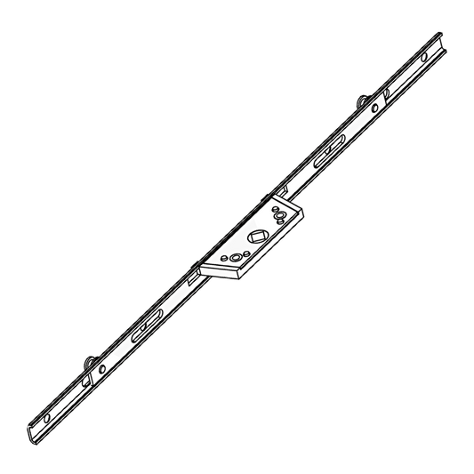 AVOCET Urail Espag Rod 16mm Faceplate & 8mm Cam With 20mm Backset - 1000mm