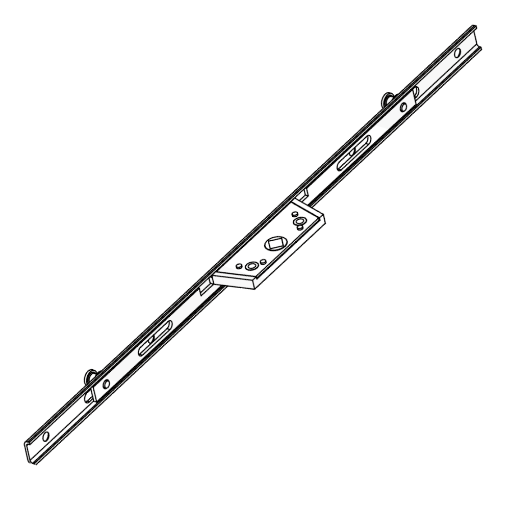 AVOCET Urail Espag Rod 16mm Faceplate & 8mm Cam With 25mm Backset - 1000mm