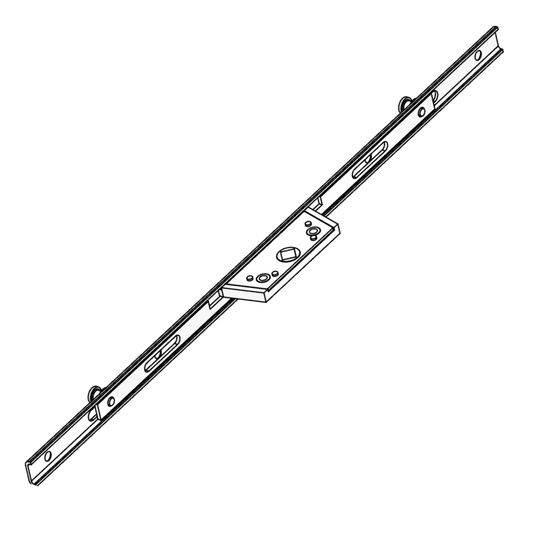 AVOCET Urail Espag Rod 16mm Faceplate & 8mm Cam With 25mm Backset - 1000mm