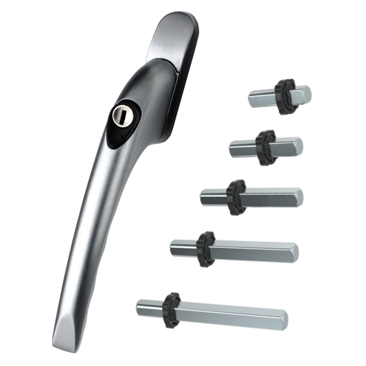MILA Prolinea Inline Espag Handle Multi Spindle - Satin Silver