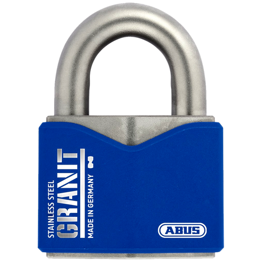 ABUS 37ST/55 Granit Stainless Steel Marine Open Shackle Padlock - Standard Profile KD