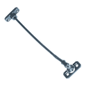 JACKLOC Perma Permanent Swivel/Stud Window Restrictor - Anthracite Grey