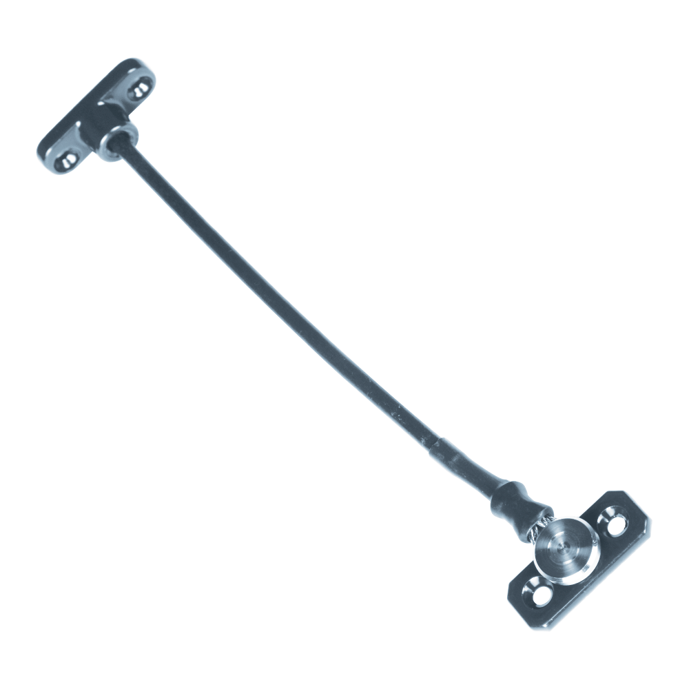 JACKLOC Perma Permanent Swivel/Stud Window Restrictor - Anthracite Grey