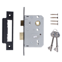 ERA 473 & 573 3 Lever Sashlock - 64mm Black Boxed