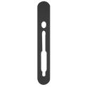 SASHSTOP Torchguard Door Handle Protector Discreet Mini 237mm x 40mm - Mini Below/Below Anthracite 224405