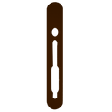 SASHSTOP Torchguard Door Handle Protector Discreet Mini 237mm x 40mm - Mini Below/Below Brown 224405