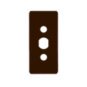 SASHSTOP Torchguard Window Handle Repair Plate 90mm x 42.5mm - Brown 223006