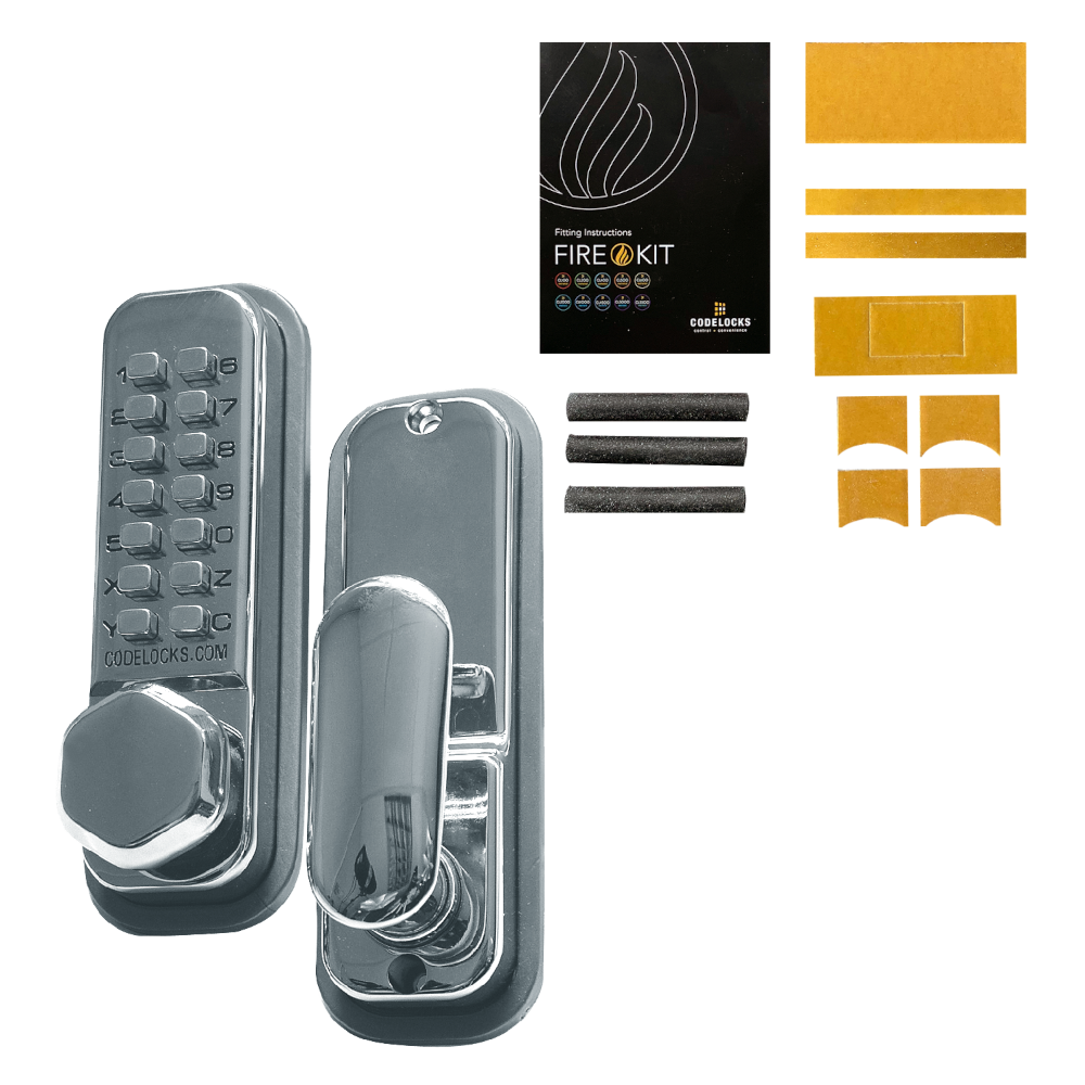 CODELOCKS CL255 Digital Lock With Optional Holdback - CL255 SC With Fire Kit