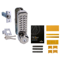 CODELOCKS CL255KO Series Digital Lock With Key Override - CL255KO SS With Fire Kit