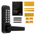 CL0400 Marine By Codelocks Digital Lock - Black - CL0415 With Passage Set And Fire Kit