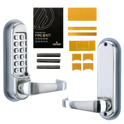 CODELOCKS CL510 / CL515 Digital Lock With Tubular Latch - CL510 SS Without Passage Set With Fire Kit