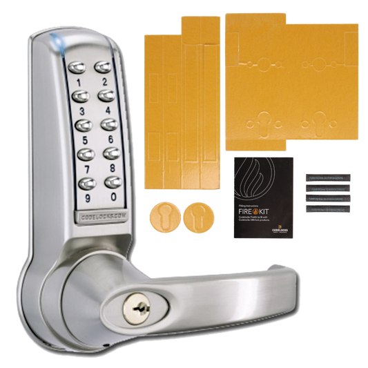 CODELOCKS CL4020 Battery Operated Digital Lock - CL4020 SS FKP