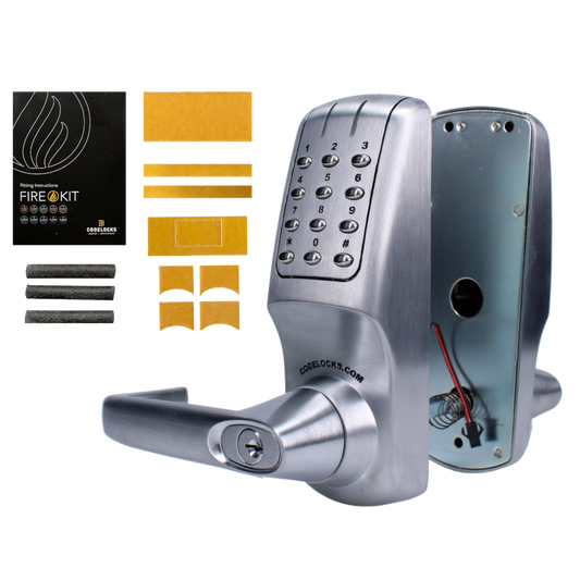 CODELOCKS CL5010 Battery Operated Digital Lock - CL5010 Lever Operated With Fire Kit