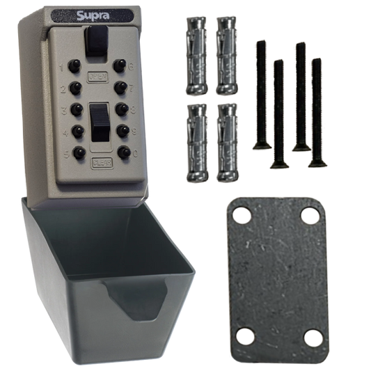 SUPRA 001409 Key Safe Complete With Cover - With Backplate