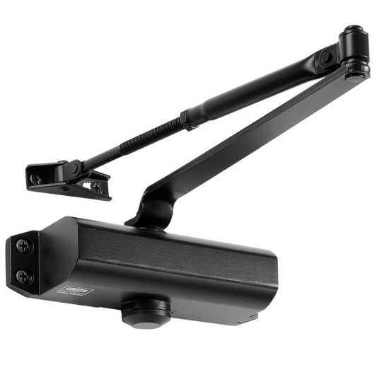Union CE3F Size 3 Overhead Door Closer - Black (Matt)